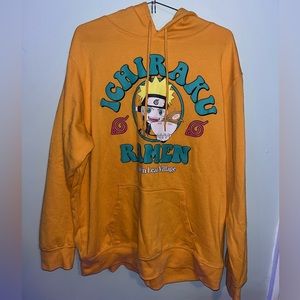 Mens Orange Naruto Hoodie
